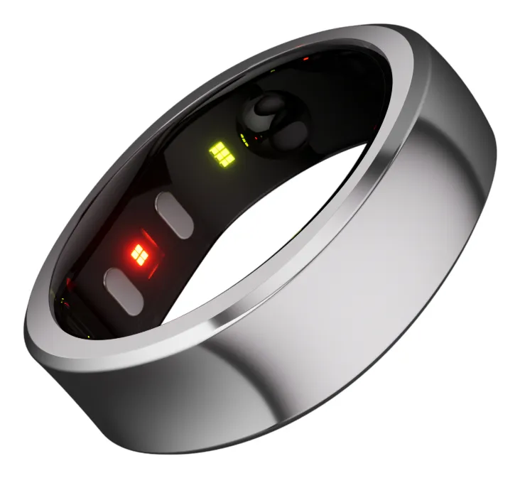 RingConn Gen 2 - smart ring, Silver, size 11