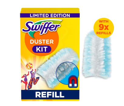 Swiffer Duster -p&ouml;lyhuiskun vaihtoliinat, 9 kappaletta