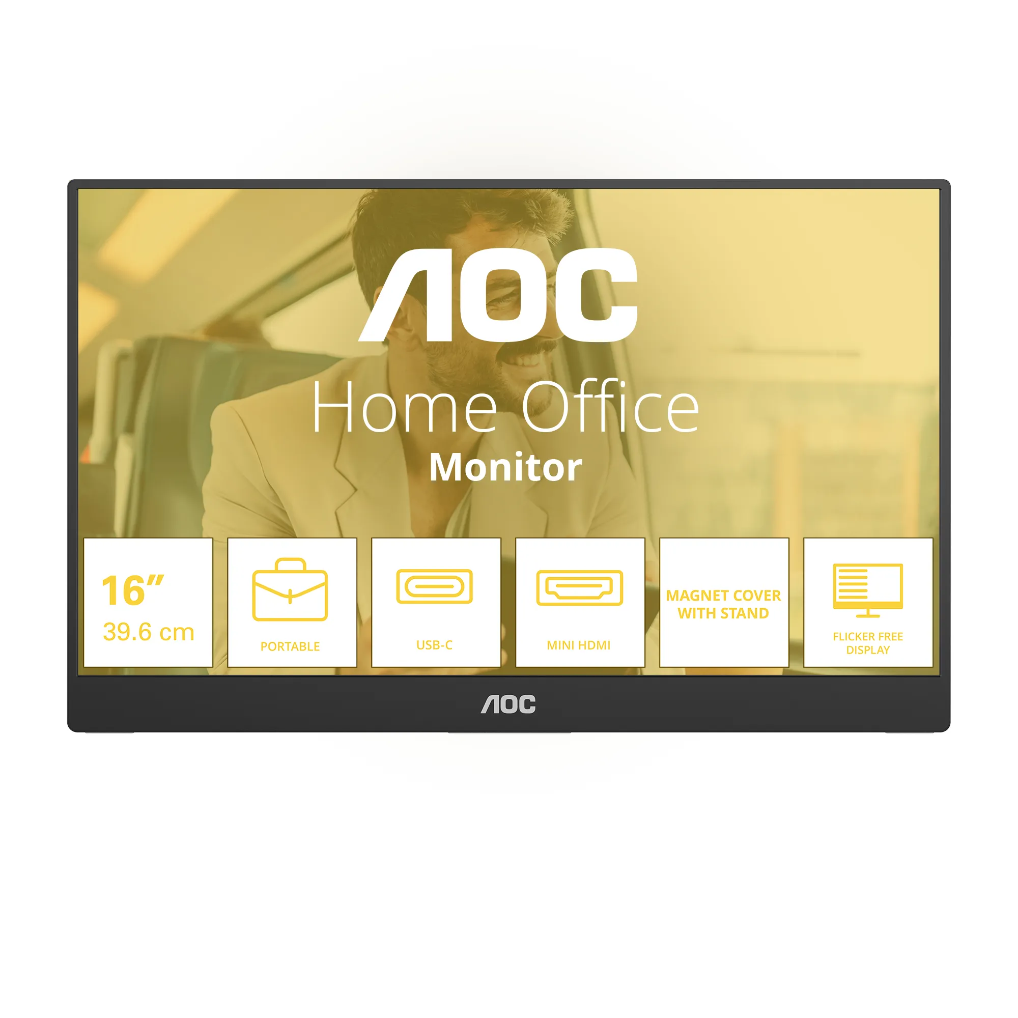 AOC 16T20E2 15.6" Full HD, IPS -kannettava n&auml;ytt&ouml;