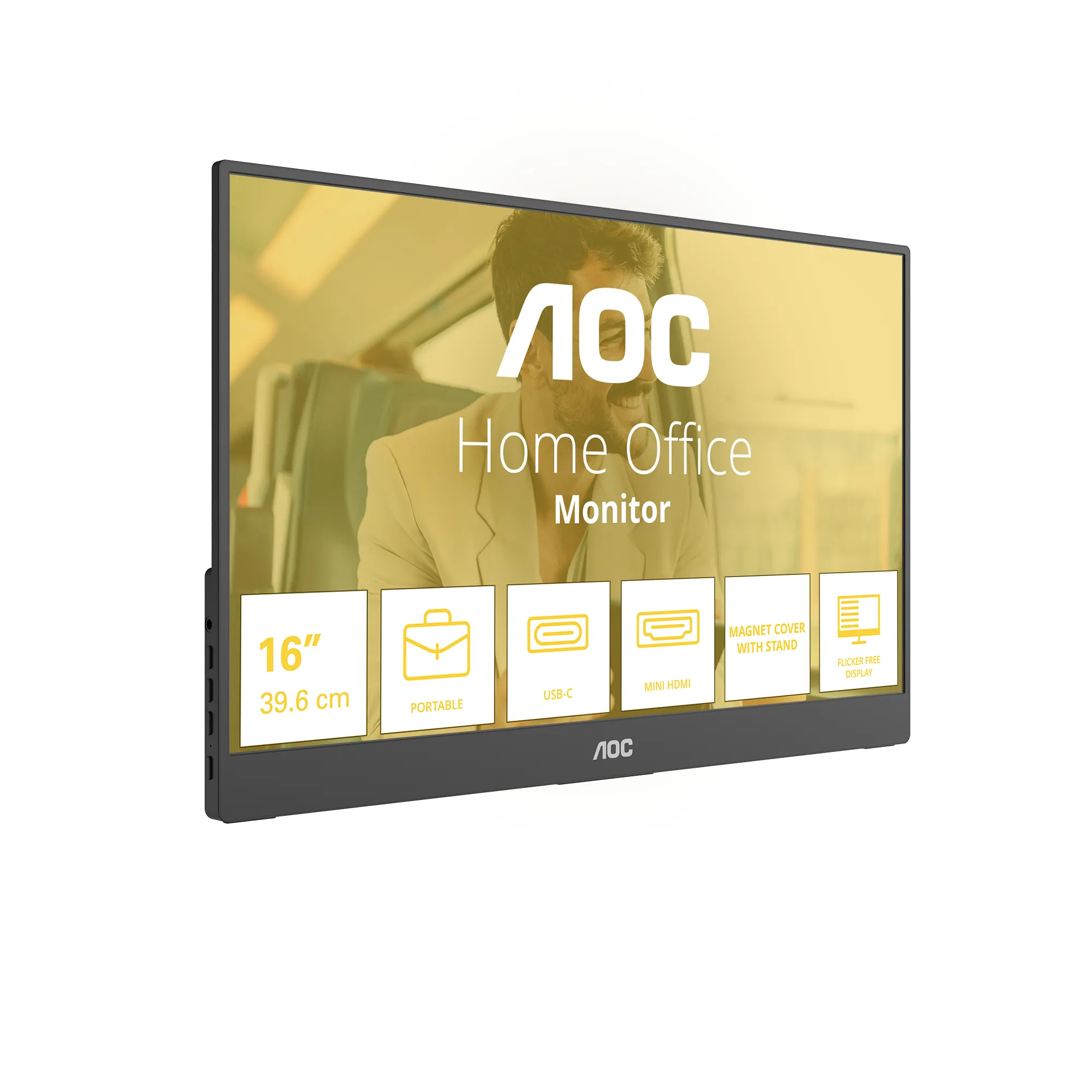 AOC 16T20E2 15.6" Full HD, IPS -kannettava n&auml;ytt&ouml;