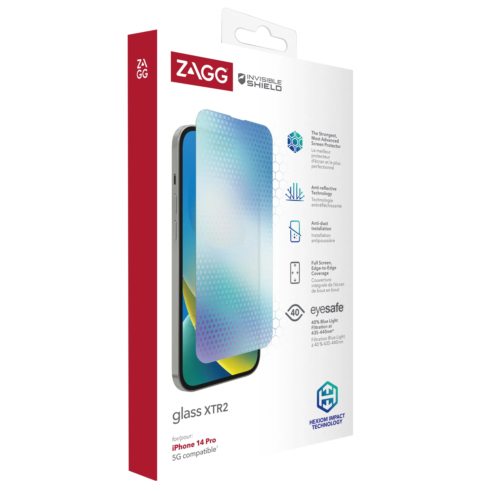 Zagg Glass XTR2, iPhone 14 Pro - Screen Glass