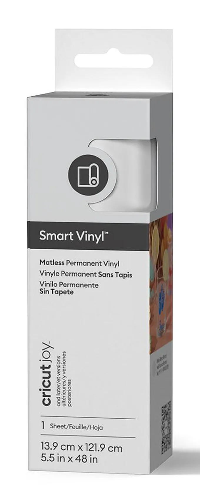 Cricut Smart Vinyl Permanent Joy 14x122cm 1 sheet (Mat White)