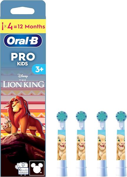 Oral-B Kids Lion King 4 kpl -vaihtoharjaspäät
