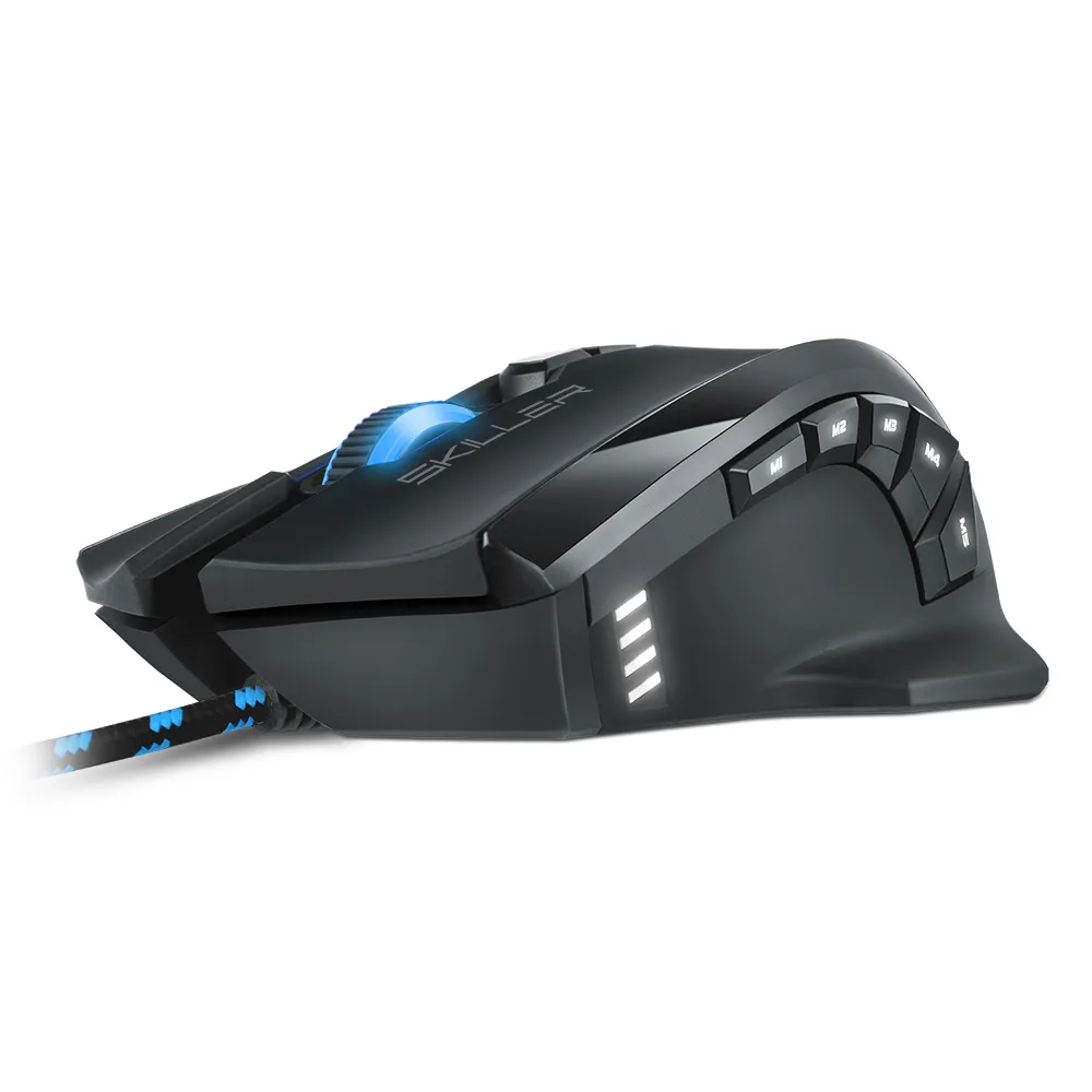 Sharkoon SKILLER SGM1 Wired Gaming Mouse, Black