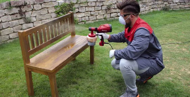 Einhell Paint spray gun TC-SY 400 P (red/black, 400 watts)