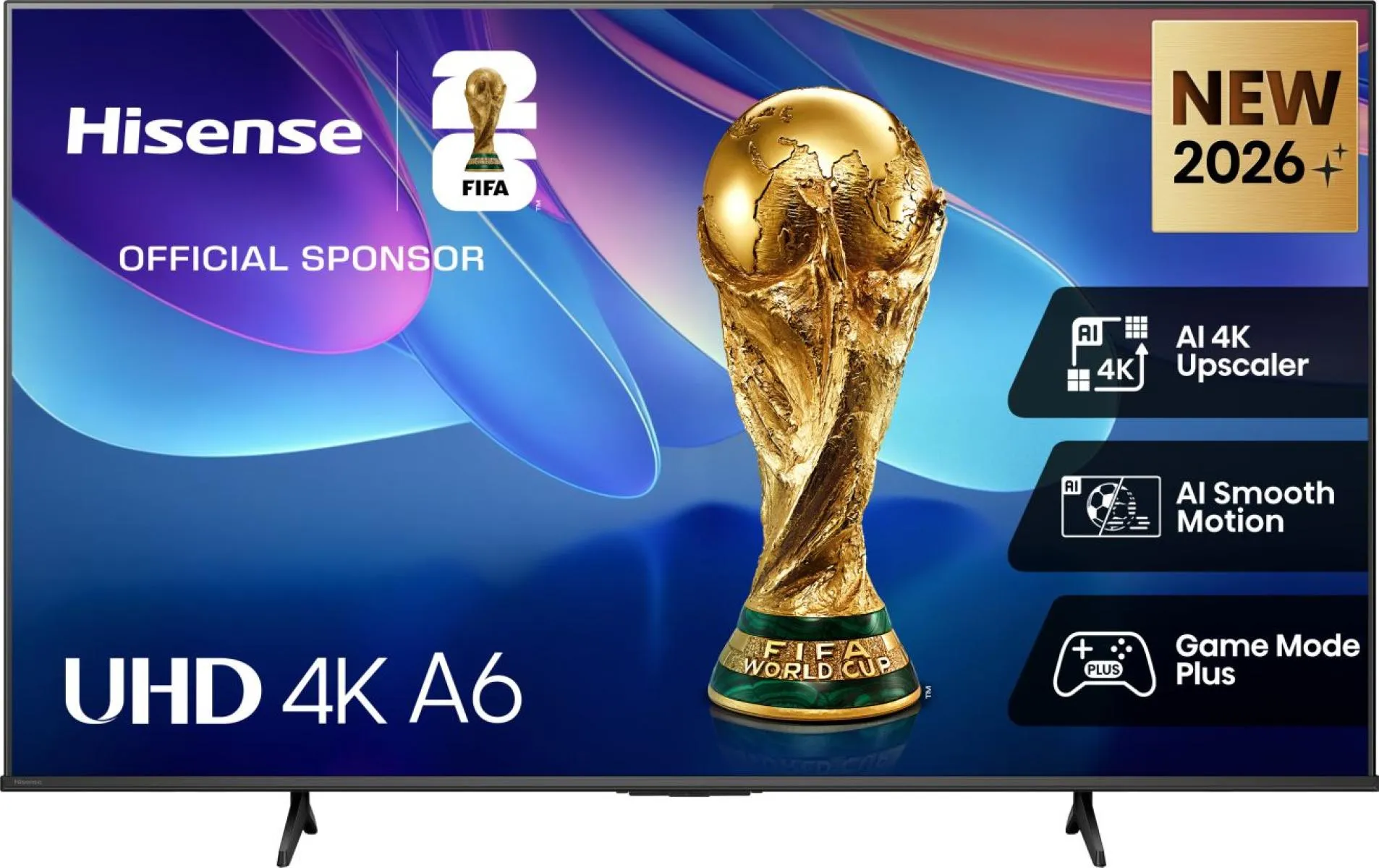 Hisense A6S 50" 4K DLED VIDAA TV, 60 Hz, HDR10, HDR10+, HLG, Dolby Vision