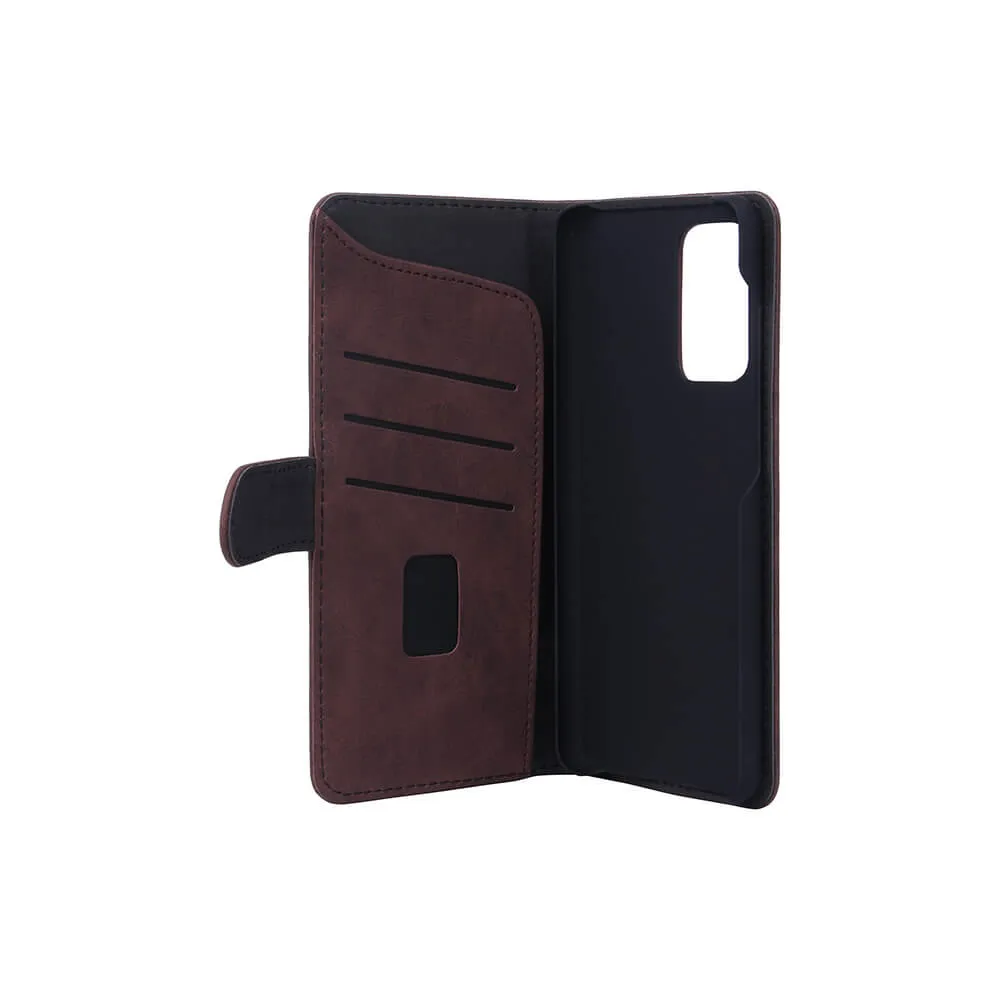 GEAR Wallet, Galaxy A52 -lompakkokotelo, Ruskea