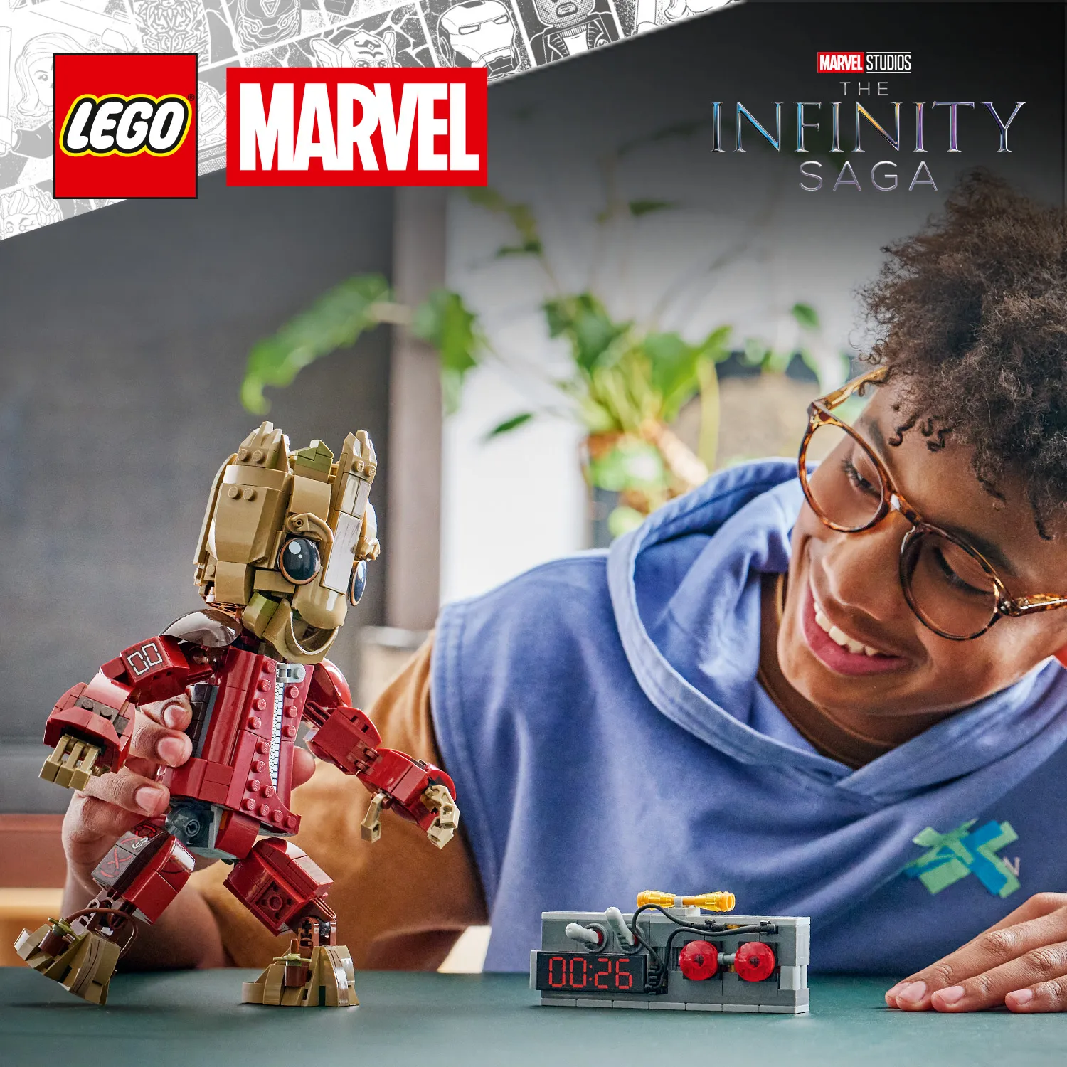 LEGO Marvel Groot Ravager-asussa 76341