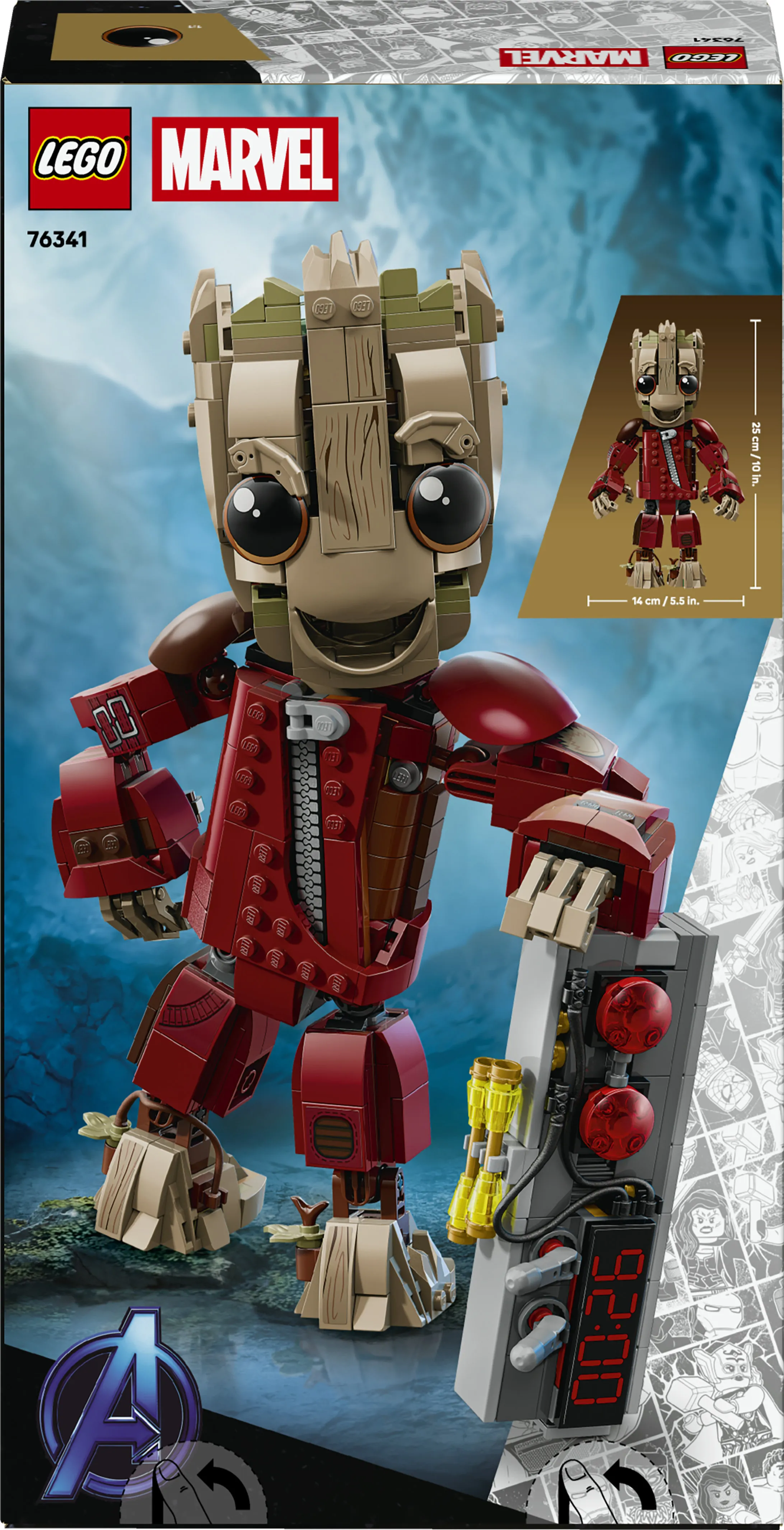 LEGO Marvel Groot Ravager-asussa 76341