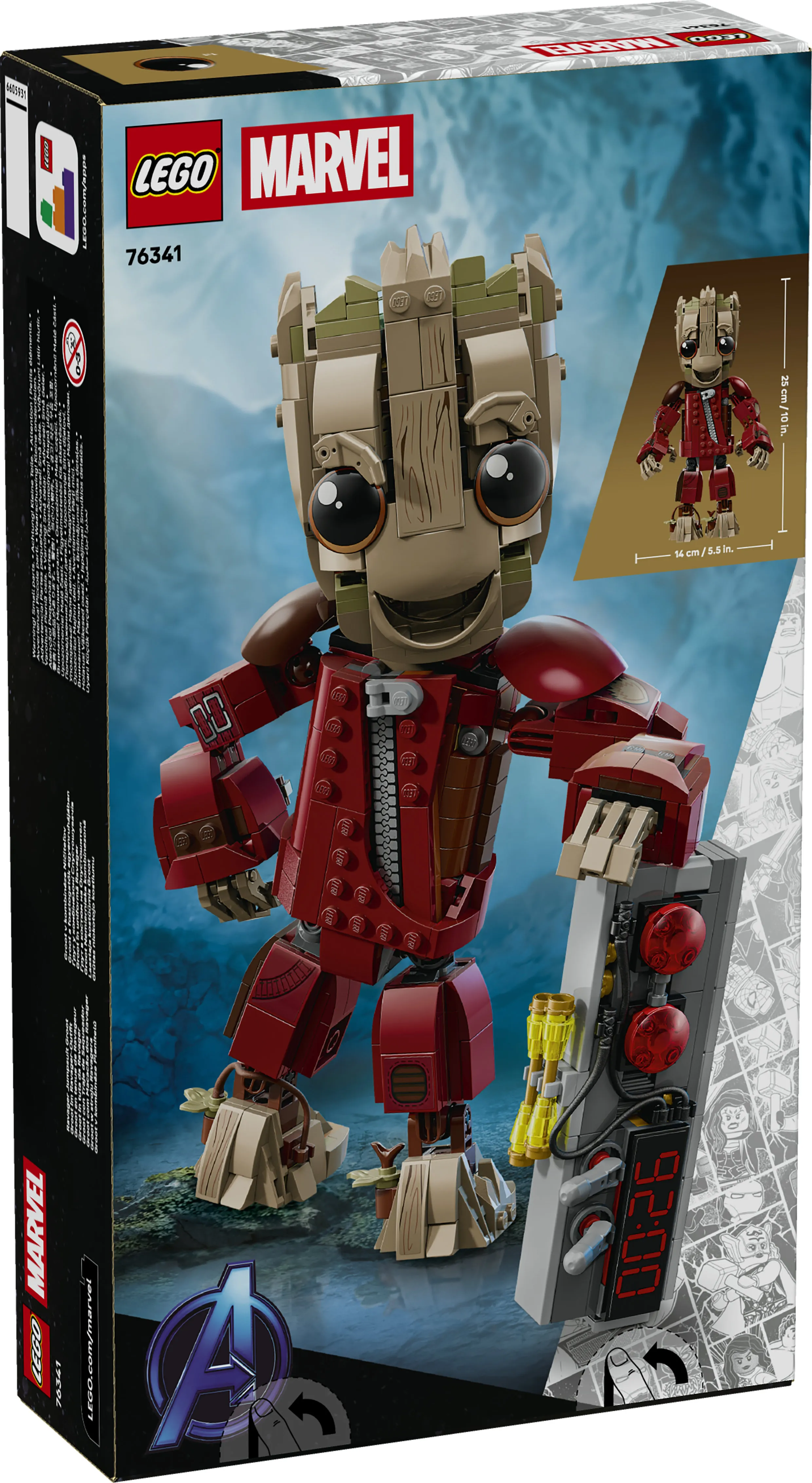 LEGO Marvel Groot Ravager-asussa 76341