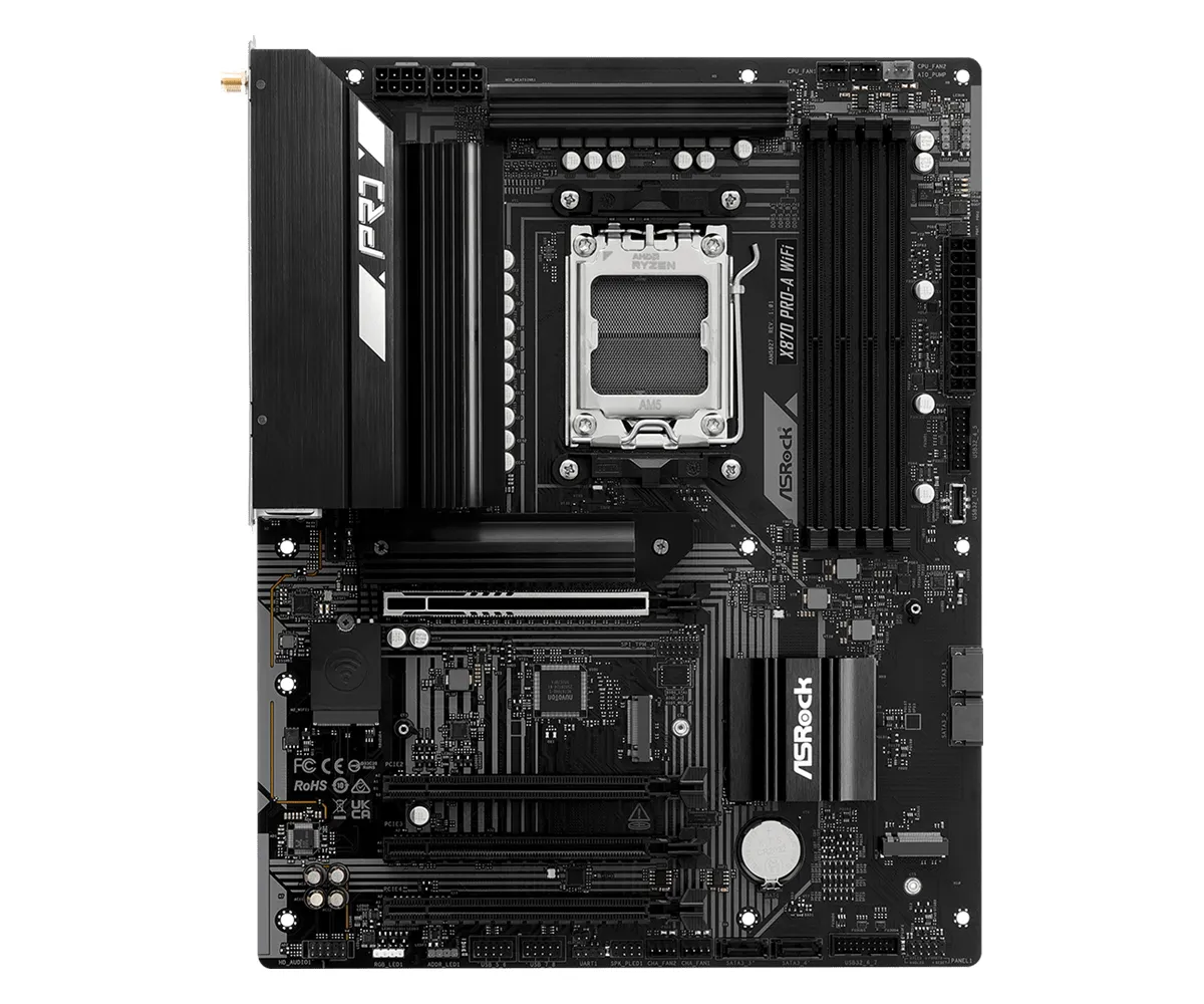 ASRock X870 Pro-A WiFi 7 AM5 ATX Motherboard ASRock X870 Pro-A WiFi 7 AM5 ATX Motherboard