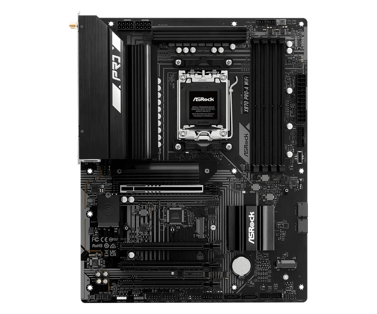 ASRock X870 Pro-A WiFi 7 AM5 ATX Motherboard ASRock X870 Pro-A WiFi 7 AM5 ATX Motherboard