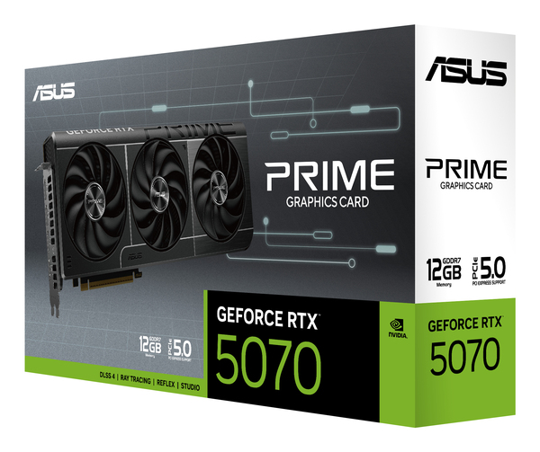 Asus GeForce RTX 5070 Prime 12 Gt -n&auml;yt&ouml;nohjain + NVIDIA Bundle: Borderlands 4