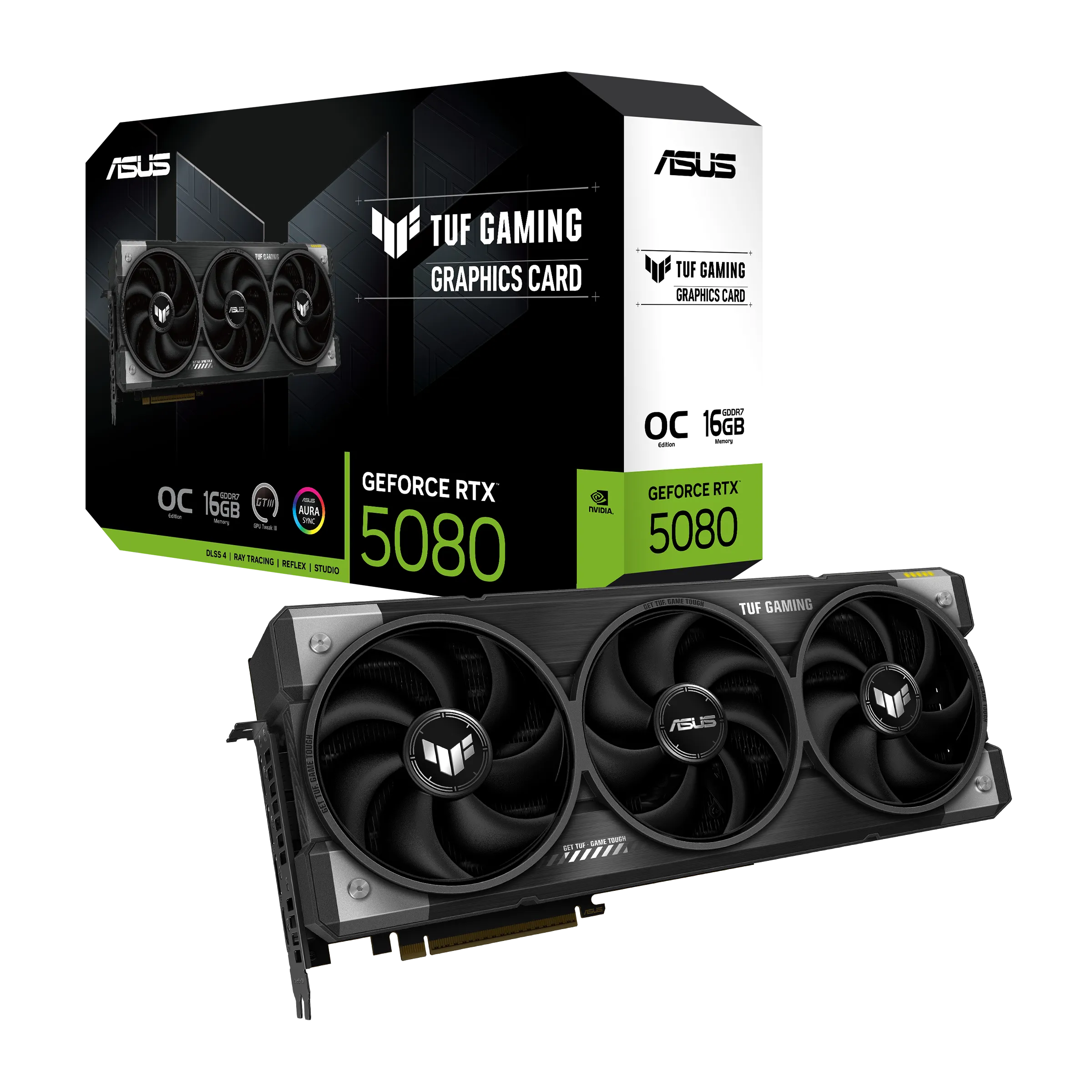 Asus GeForce RTX 5080 16 GB TUF OC Gaming - grafikkort + NVIDIA Bundle: Borderlands 4
