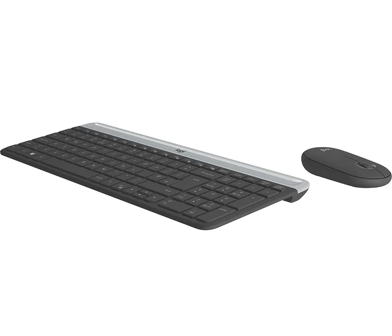 Logitech MK470 Slim - wireless keyboard and mouse, Graphite