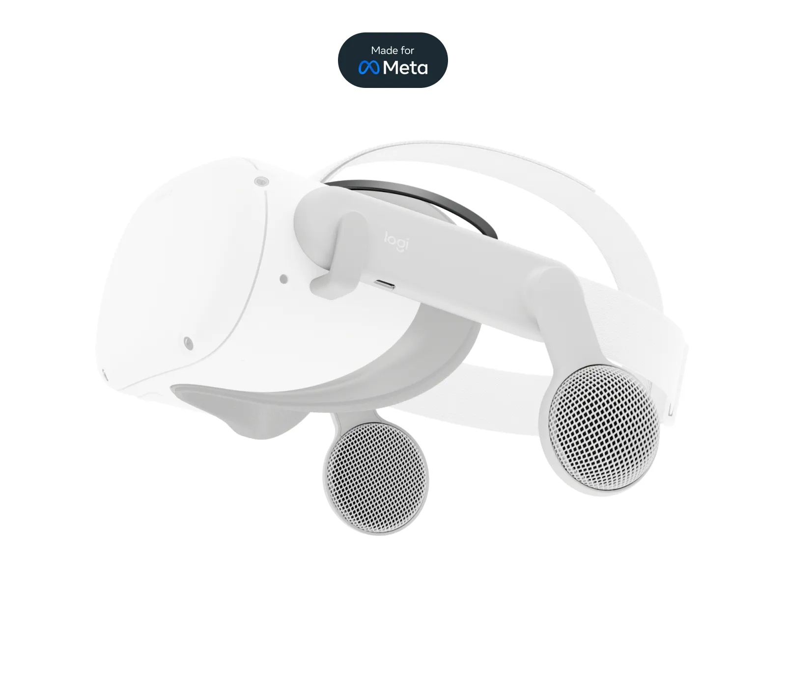 LOGITECH Chorus Off-Ear Integrated Audio for Meta Quest 2 Headset off-ear wired USB-C