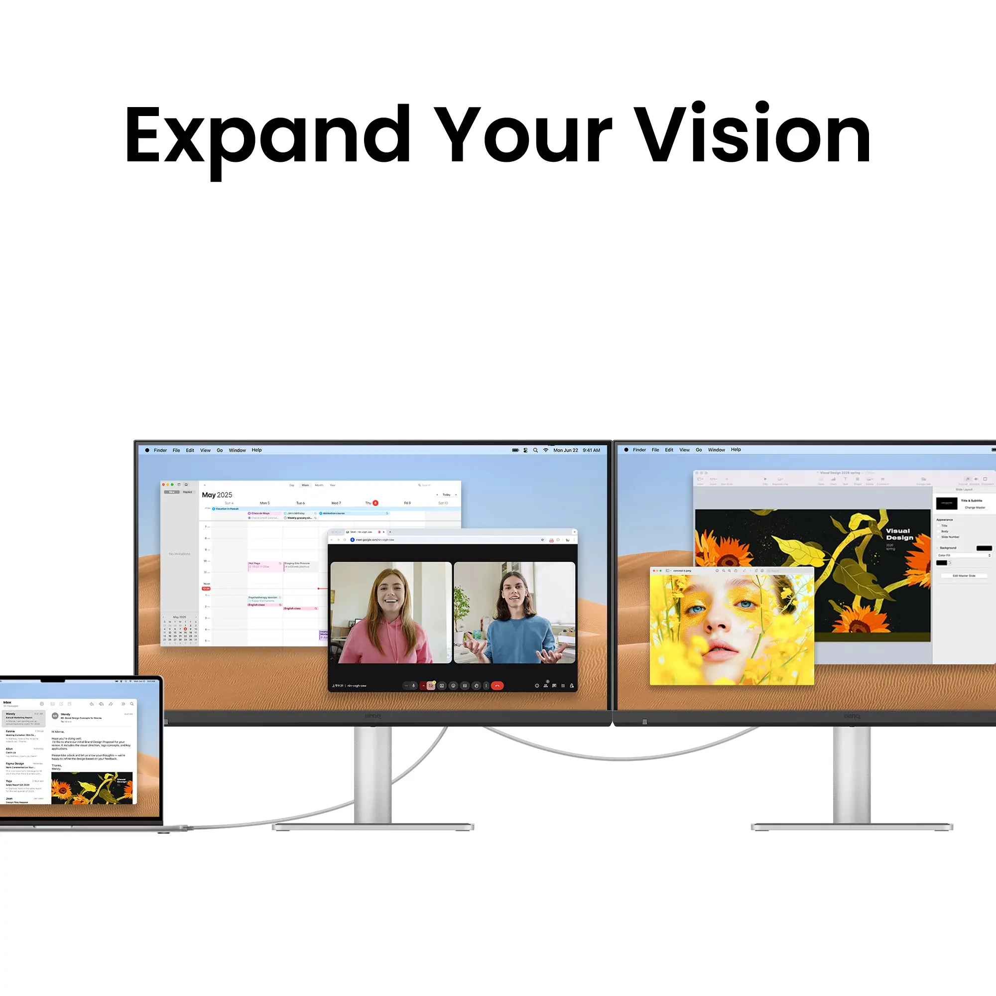 BenQ MA270S 27" 5K Ultra HD, IPS Monitor with USB hub