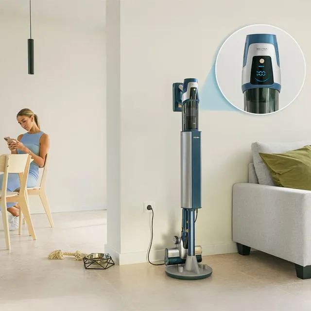 Cecotec Conga Rockstar 11500 Odyssey Station Connected IA 5000 Ah 850 W 29.6 V Stick vacuum cleaner, Black