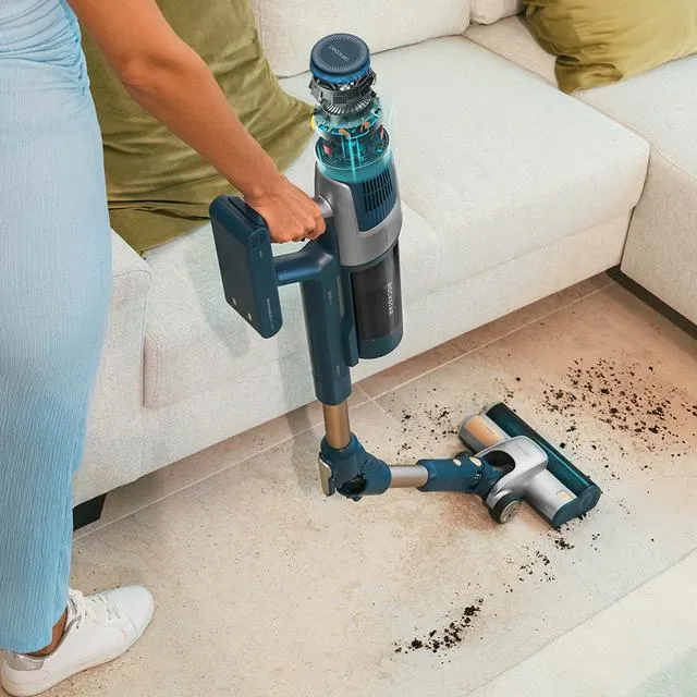 Cecotec Conga Rockstar 11500 Odyssey Station Connected IA 5000 Ah 850 W 29.6 V Stick vacuum cleaner, Black