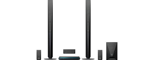 SONY BDVE4100 BD 5.1ch 2 tall 1000W 3D WiFi BT NFC