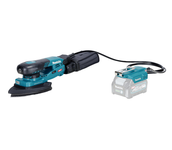 Makita &ndash; batteridriven vinkelslip 40 V, utan batteri och laddare