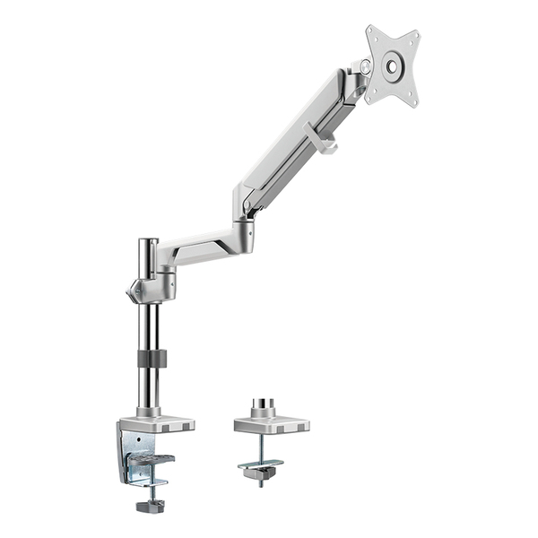 Logilink Single Gas Spring - moitor arm, Silver, 17-32", 9kg