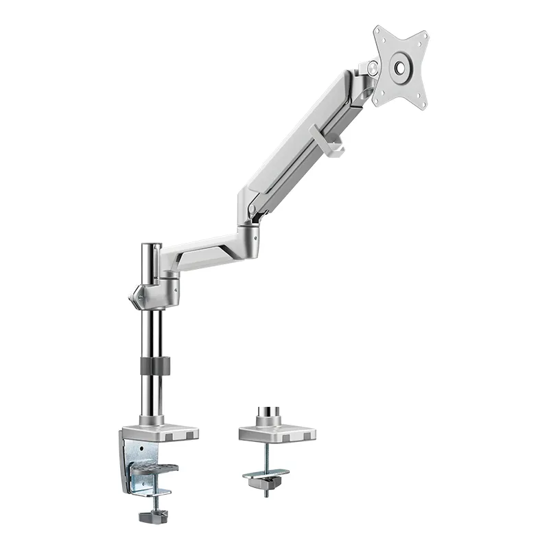 Logilink Single Gas Spring - moitor arm, Silver, 17-32", 9kg