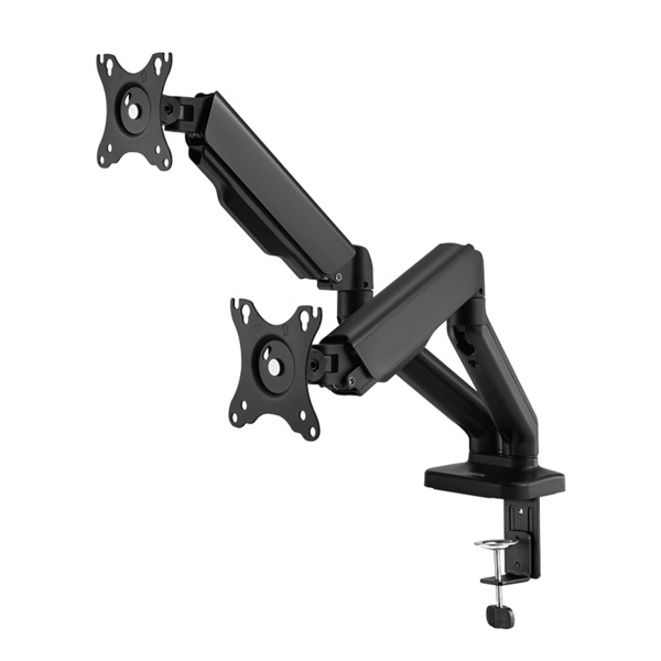 LogiLink BP0177 Monitor Arm, for 2 monitors, 17-32", with gas spring, 9kg, Black