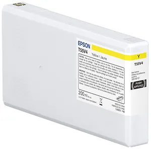 Epson UltraChrome PRO10 C13T55W400 -mustekasetti, 200 ml, keltainen