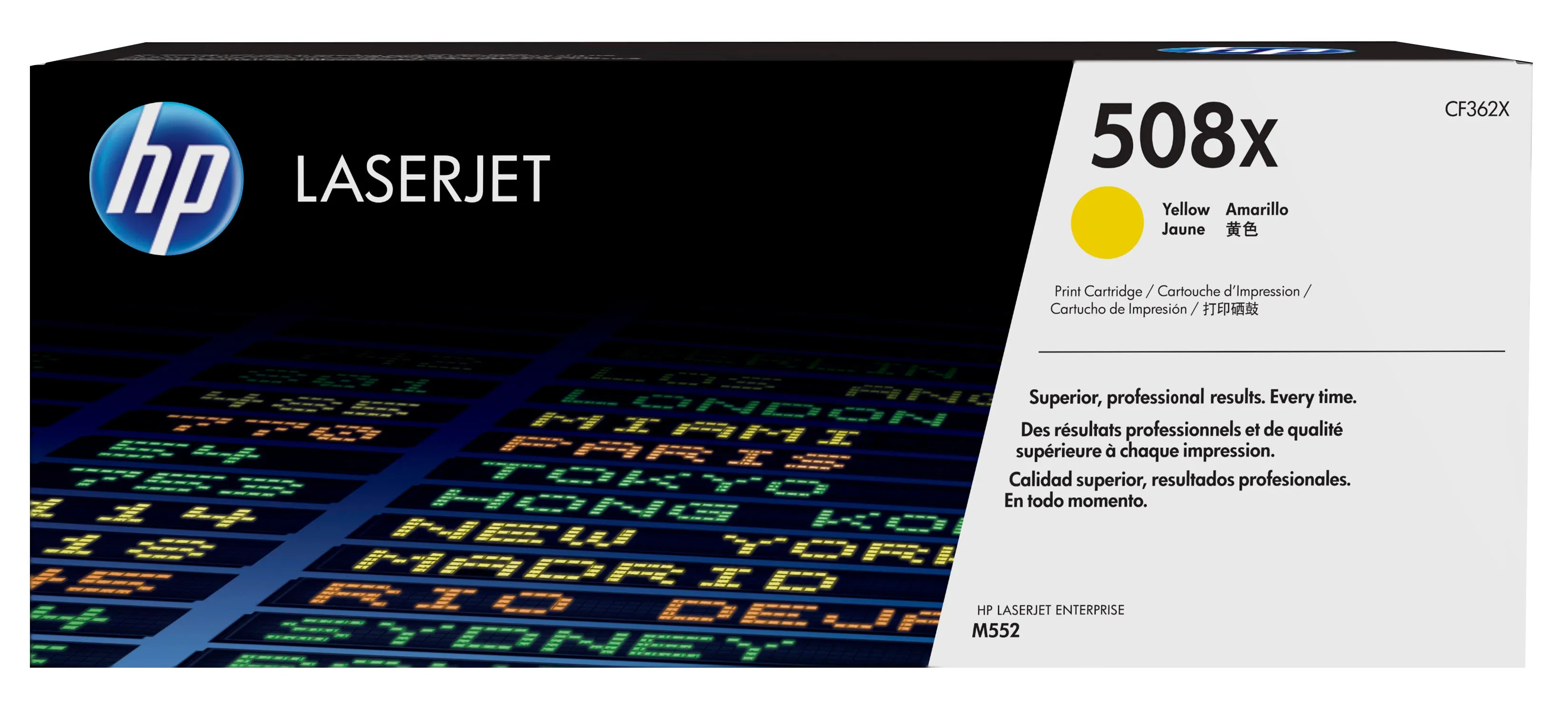 HP 508X toner cartridge, Yellow