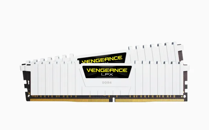 Corsair VENGEANCE LPX 16GB (2 x 8GB) DDR4 3200 MHz, CL16 Memory, White (XMP)