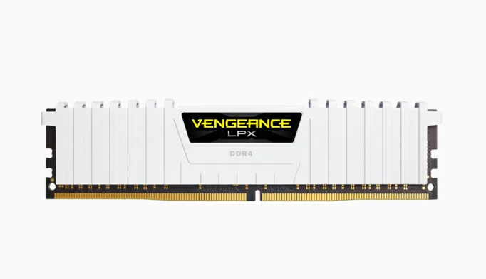 Corsair VENGEANCE LPX 16GB (2 x 8GB) DDR4 3200 MHz, CL16 Memory, White (XMP)