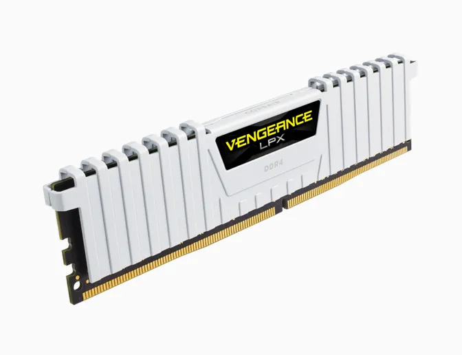 Corsair VENGEANCE LPX 16GB (2 x 8GB) DDR4 3200 MHz, CL16 Memory, White (XMP)