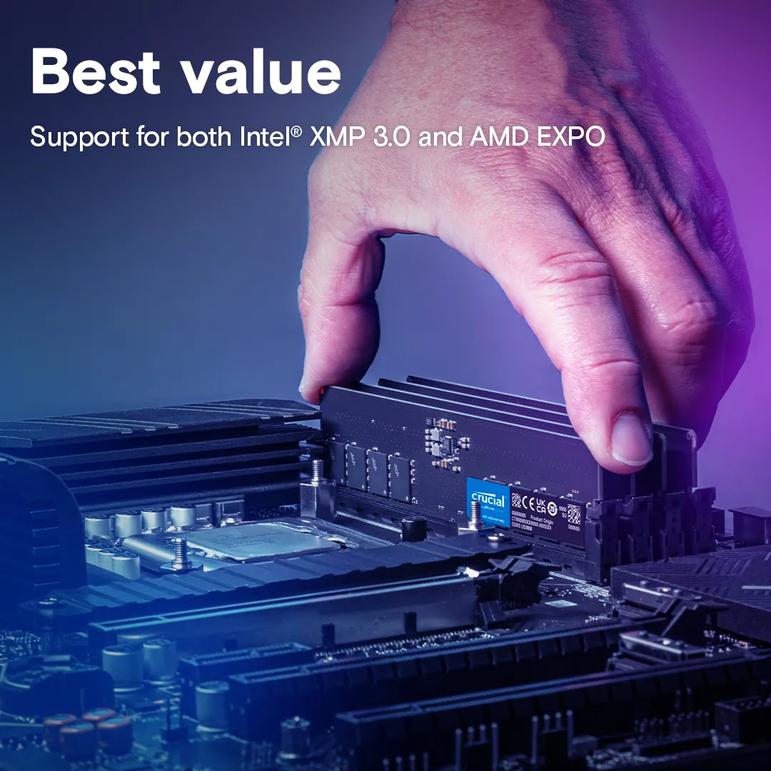 Crucial 128GB Kit2 DDR5-5600 UDIMM