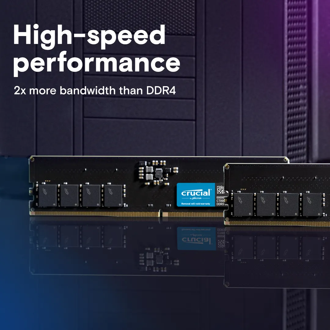 Crucial 128GB Kit2 DDR5-5600 UDIMM