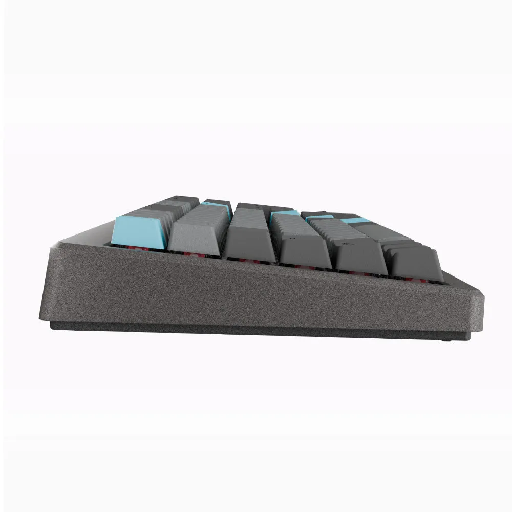 DUCKY Cushion 98 Mechanical Keyboard - Nickel - Nordic ISO - Shush Tactile - 98% - Tri-Mode