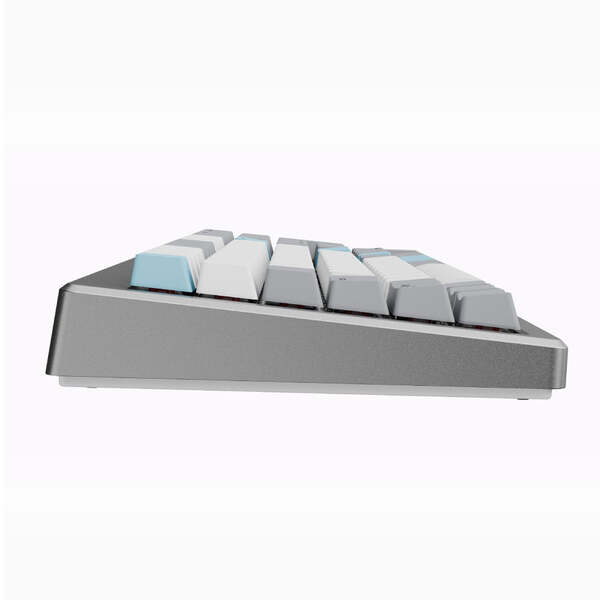 DUCKY Cushion 98 Mekaniskt tangentbord - Nickel - Nordic ISO - Shush Tactile - 98% - Tri-Mode