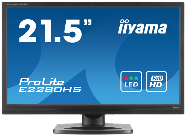 Iiyama 21.5" ProLite E2280HS-B1, Full HD, TN+Film - monitor