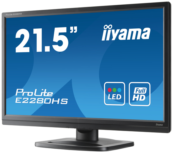 Iiyama 21.5" ProLite E2280HS-B1, Full HD, TN+Film - monitor