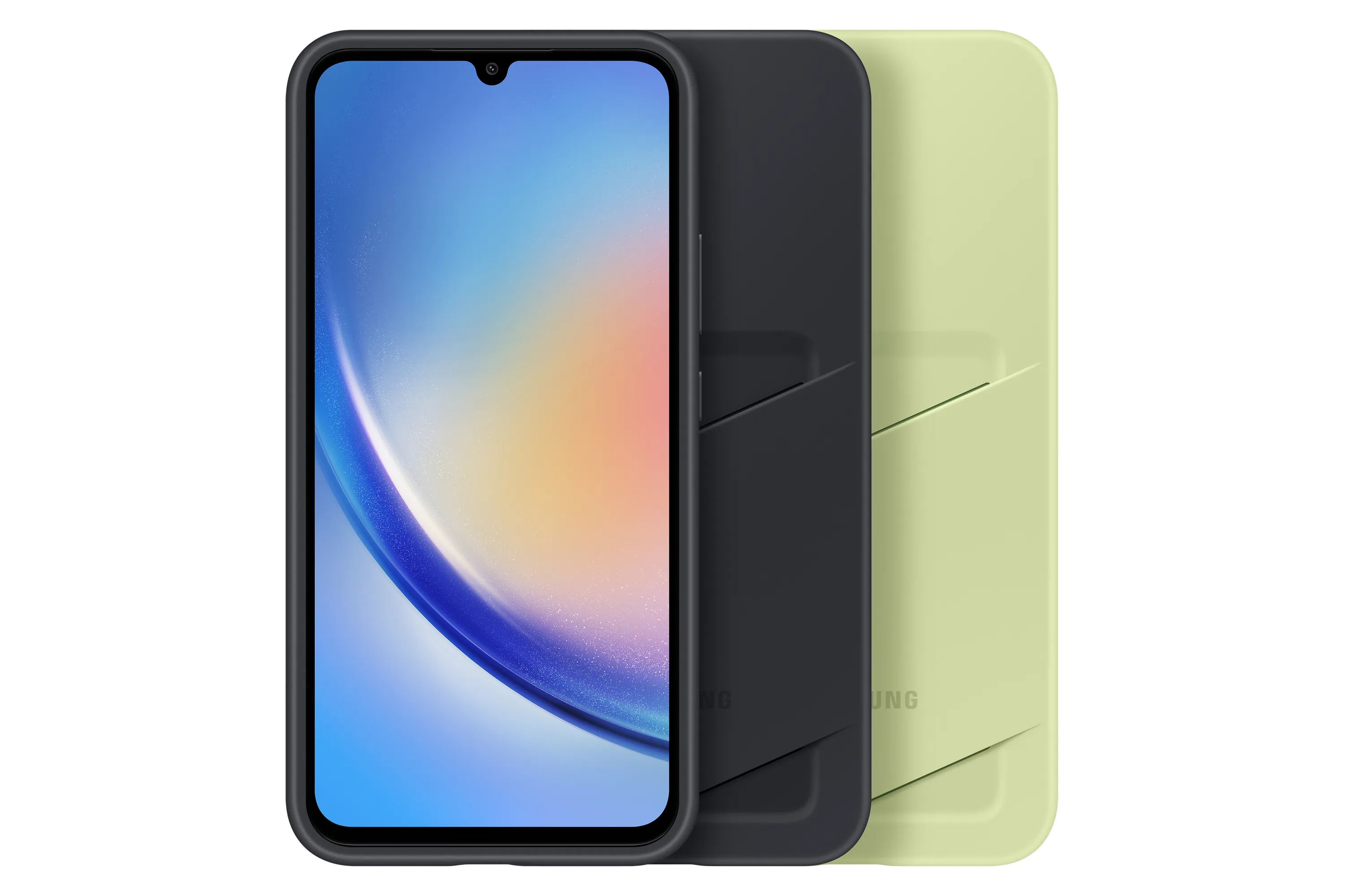 Samsung Galaxy A34 Card Slot Case - fodral, Svart