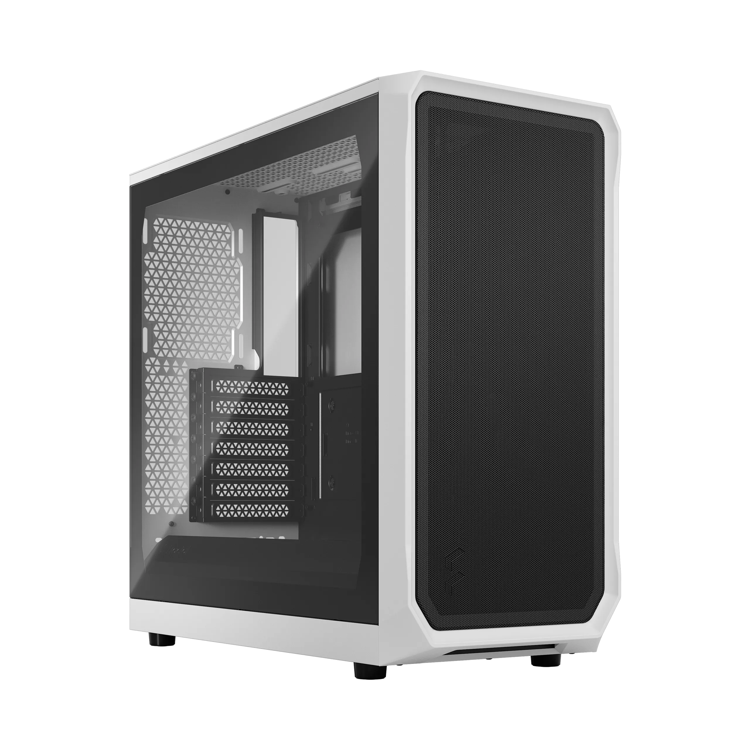 Fractal Design Focus 2 - Mid Tower case with window, White / Clear Tint