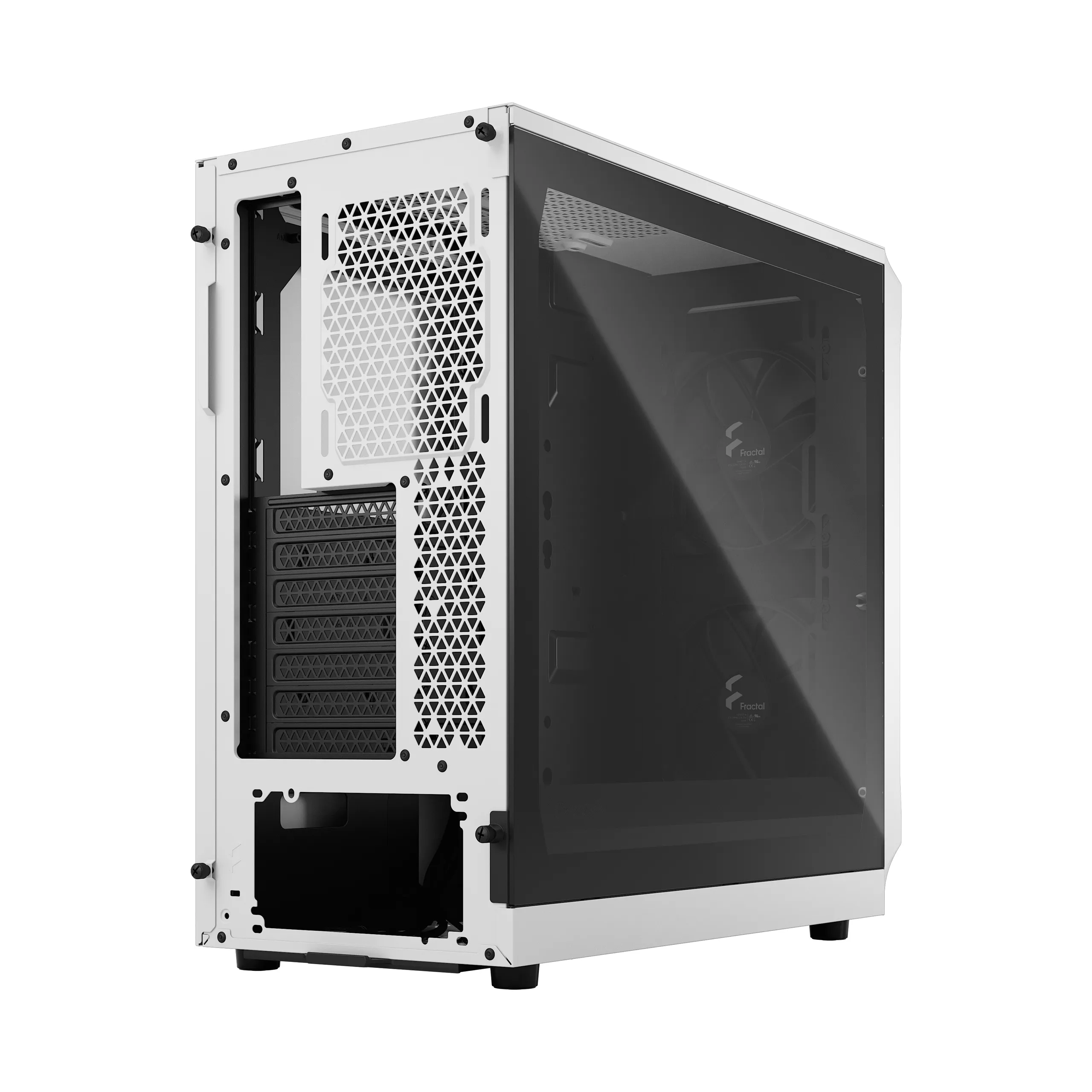 Fractal Design Focus 2 - Mid Tower case with window, White / Clear Tint