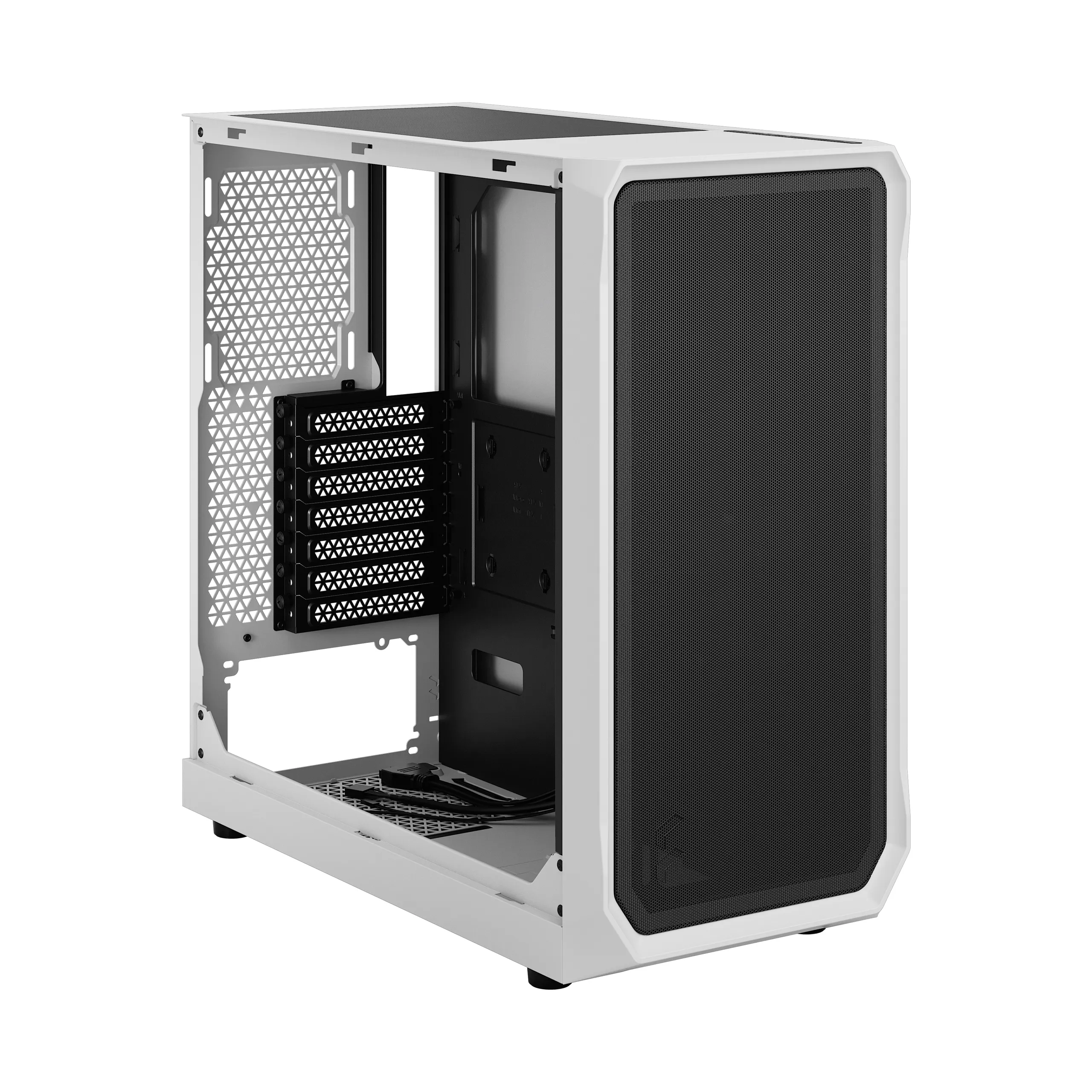 Fractal Design Focus 2 - Mid Tower case with window, White / Clear Tint