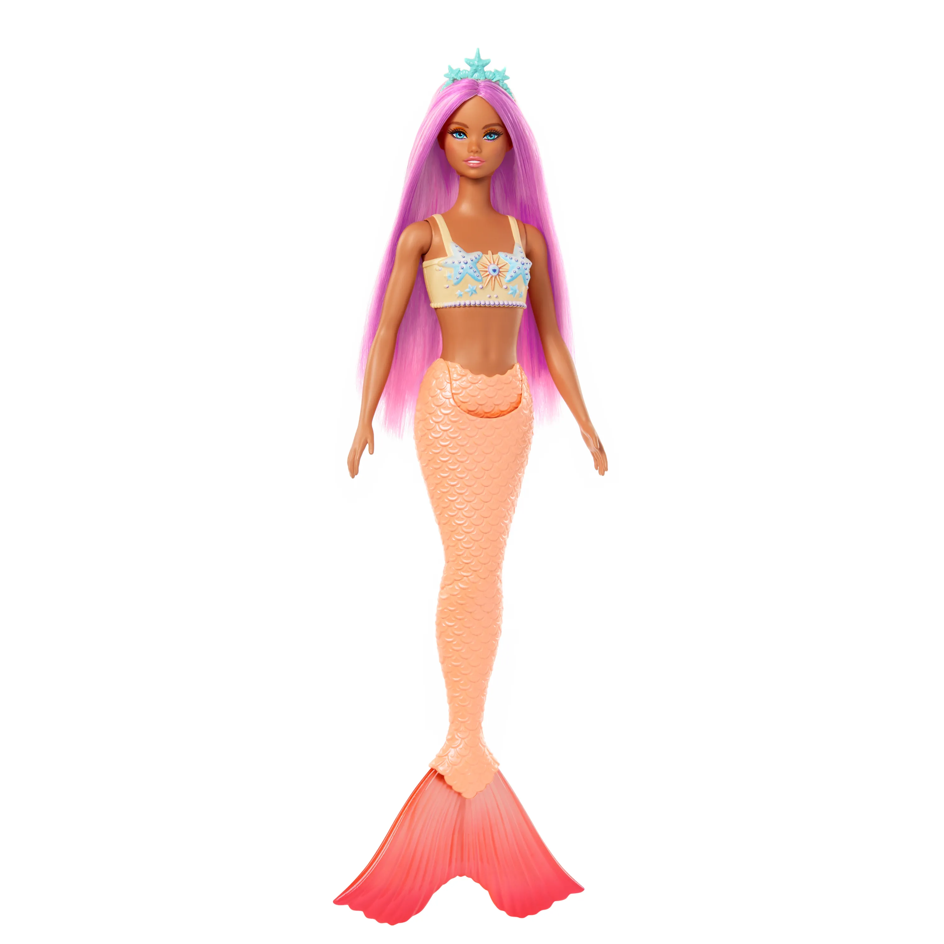 Mattel Barbie Dreamtopia Mermaid Doll (Orange)