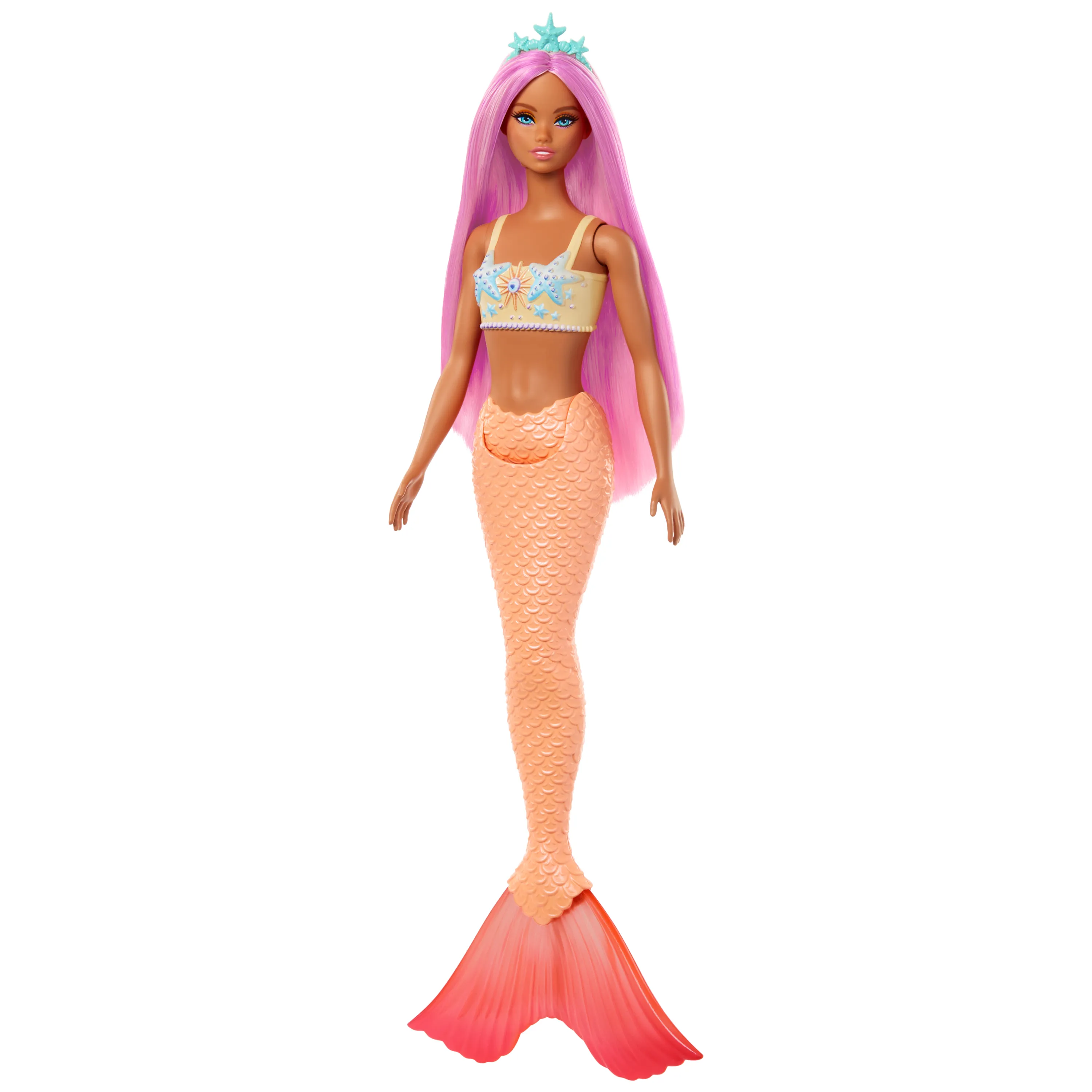 Mattel Barbie Dreamtopia Mermaid Doll (Orange)