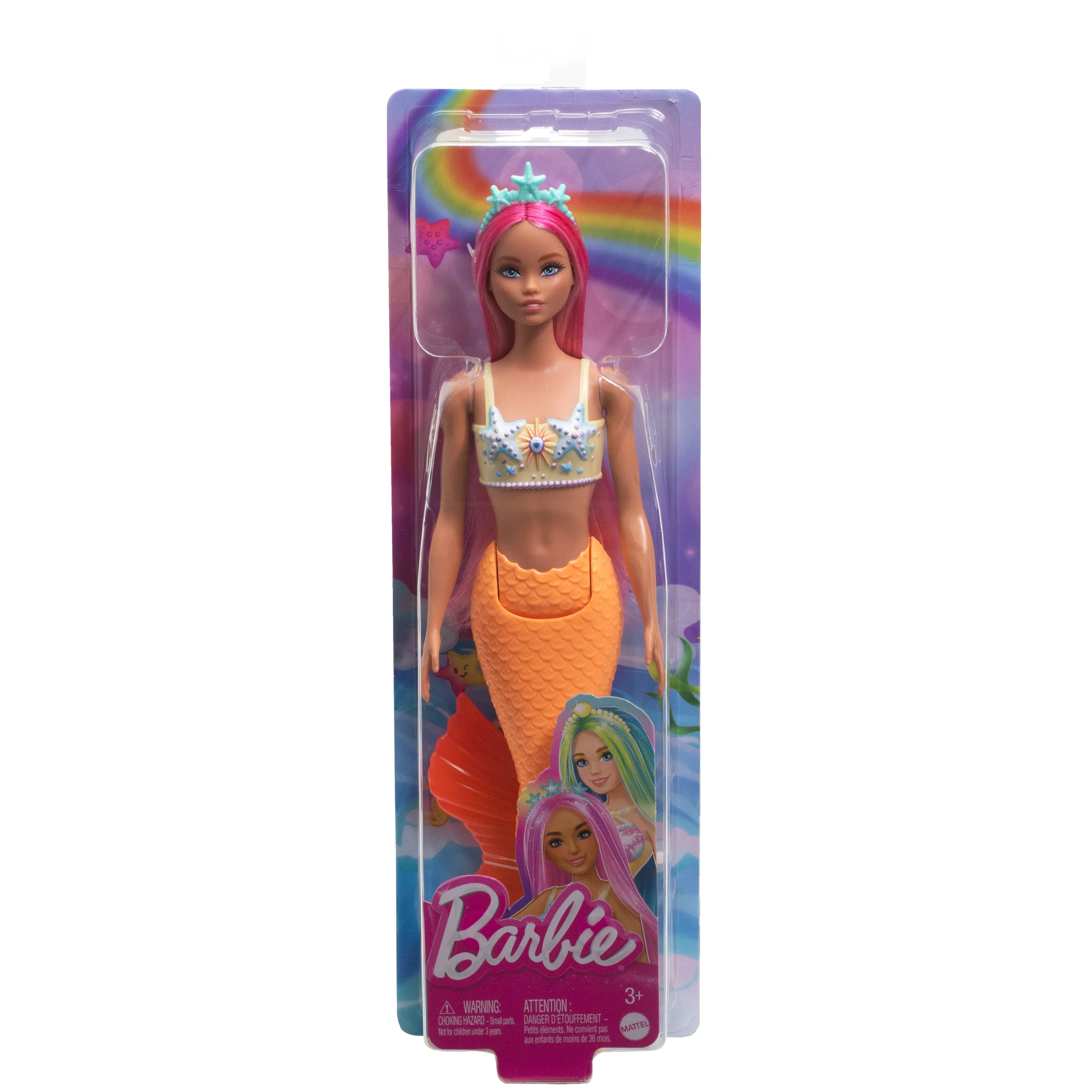 Mattel Barbie Dreamtopia Mermaid Doll (Orange)