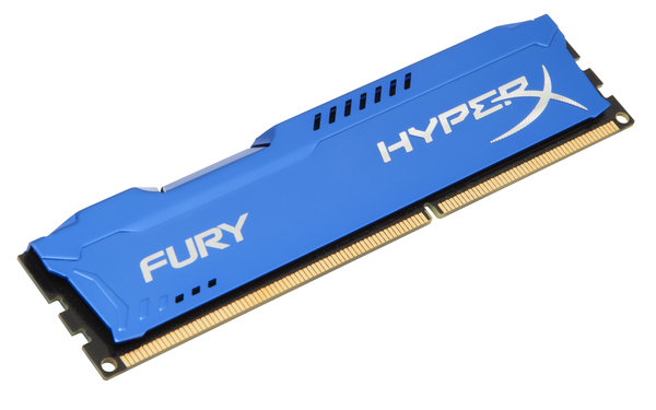 Kingston 16GB (2x8GB) HyperX Fury, DDR3 1600MHz - Blue