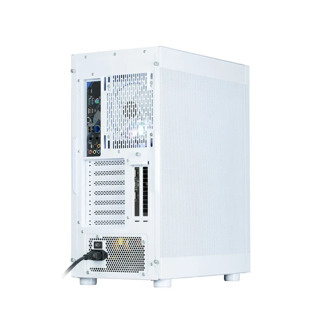 Zalman I4 White ATX/Mid Tower, Mesh, 6 fans included