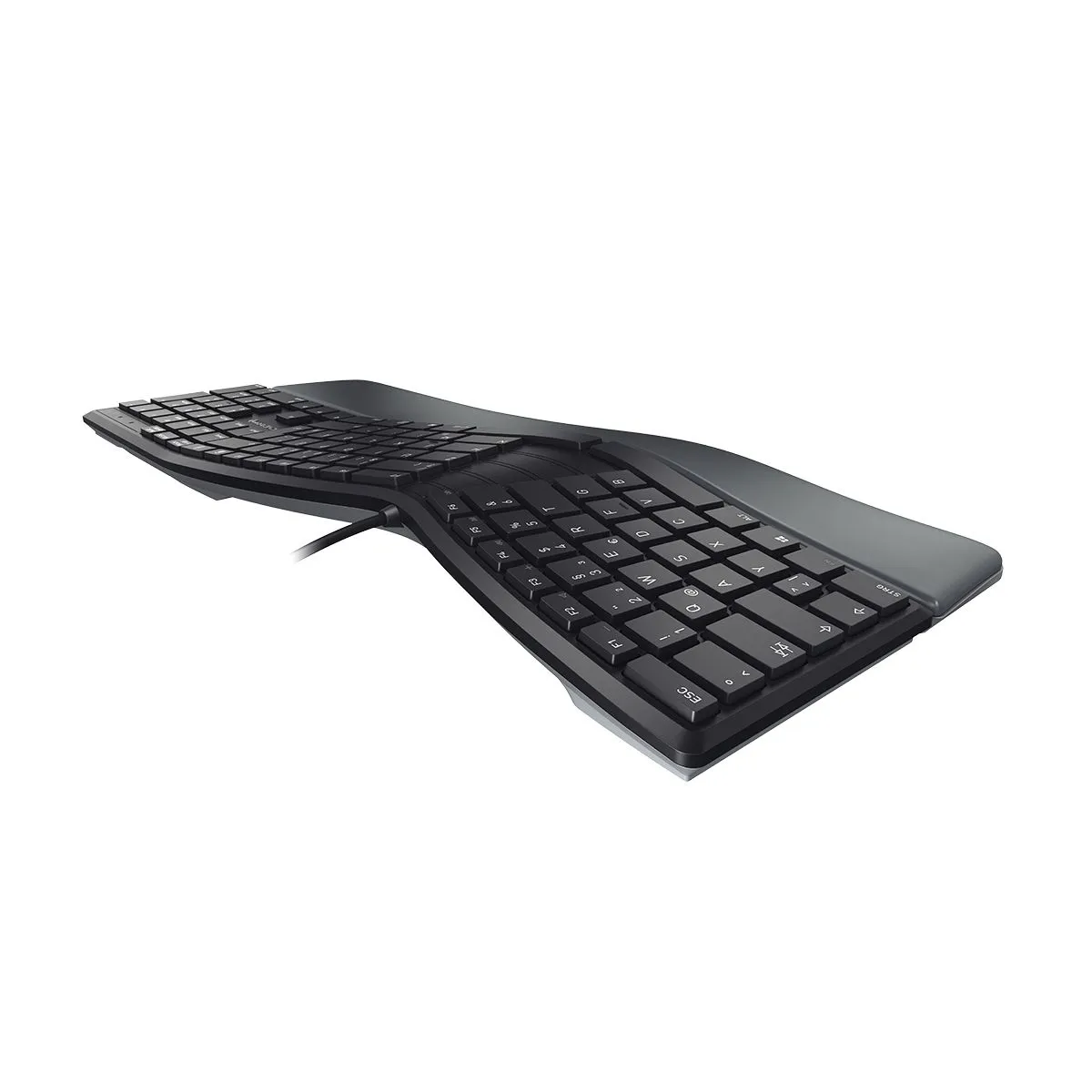 Cherry KC 4500 Ergo -ergonominen näppäimistö musta