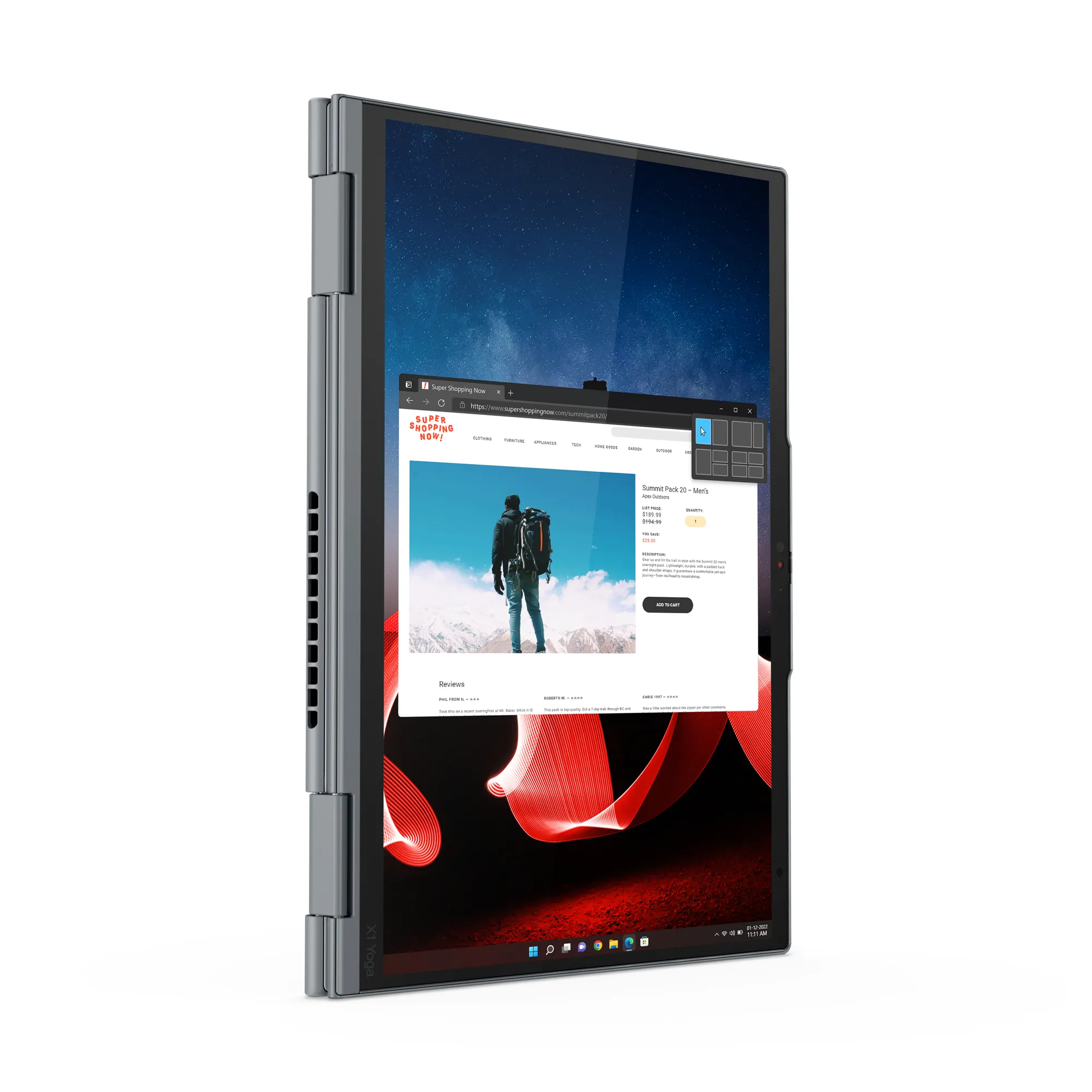 Lenovo ThinkPad X1 Yoga Gen 8. 14" FHD+, i5-1345U, 32 GB RAM, 512 GB SSD, No OS - bärbar (Refurbished A)